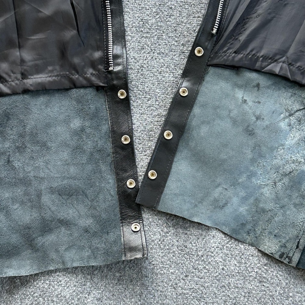 Interstate Leather Snow Pants Mens 44x34 Black Lined Biker Motorcycle 2XL - Picture 3 of 14